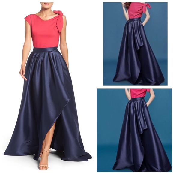 black tie skirt and top